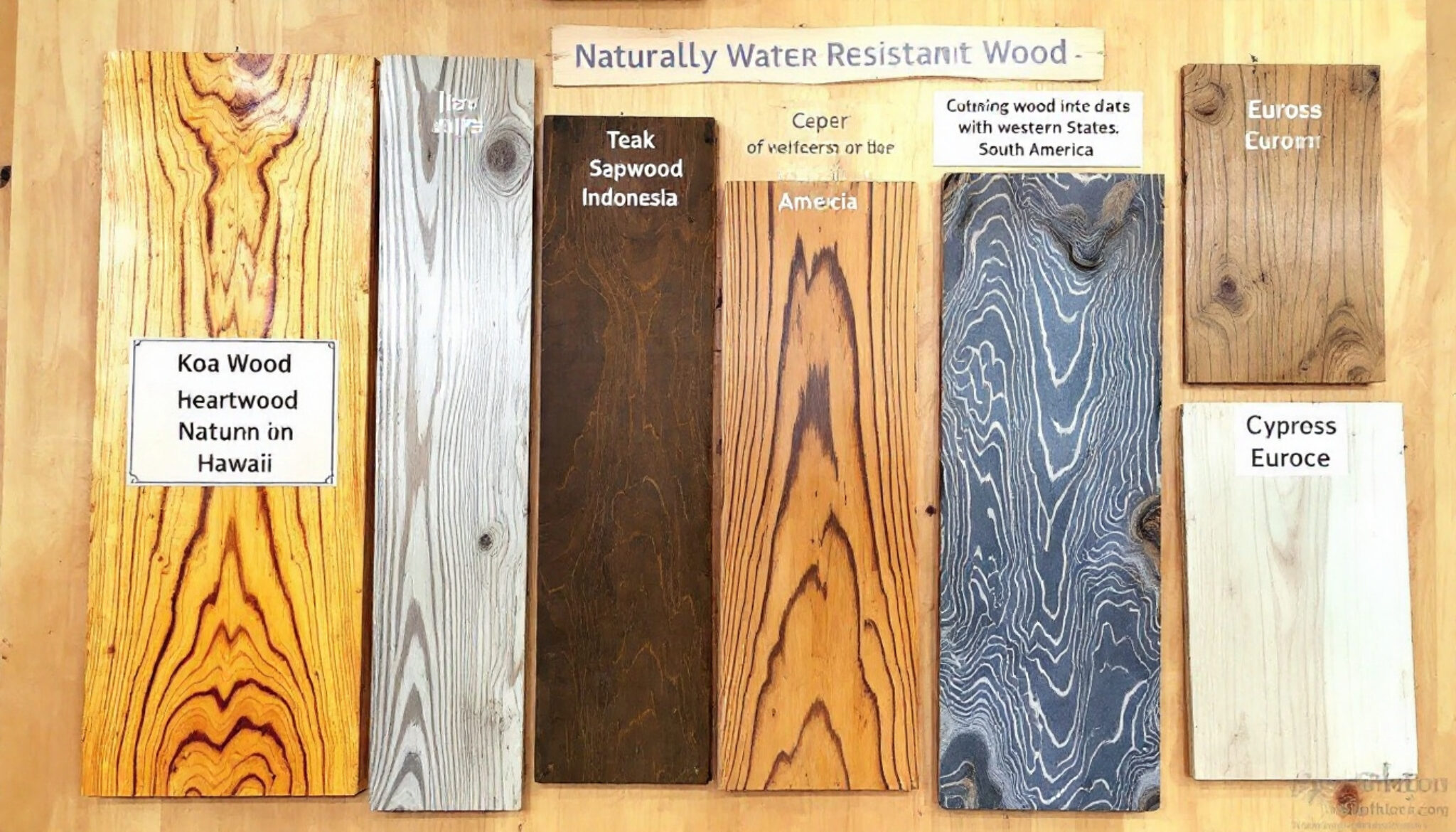 Bois extérieur résistant à l'eau : les essences incontournables