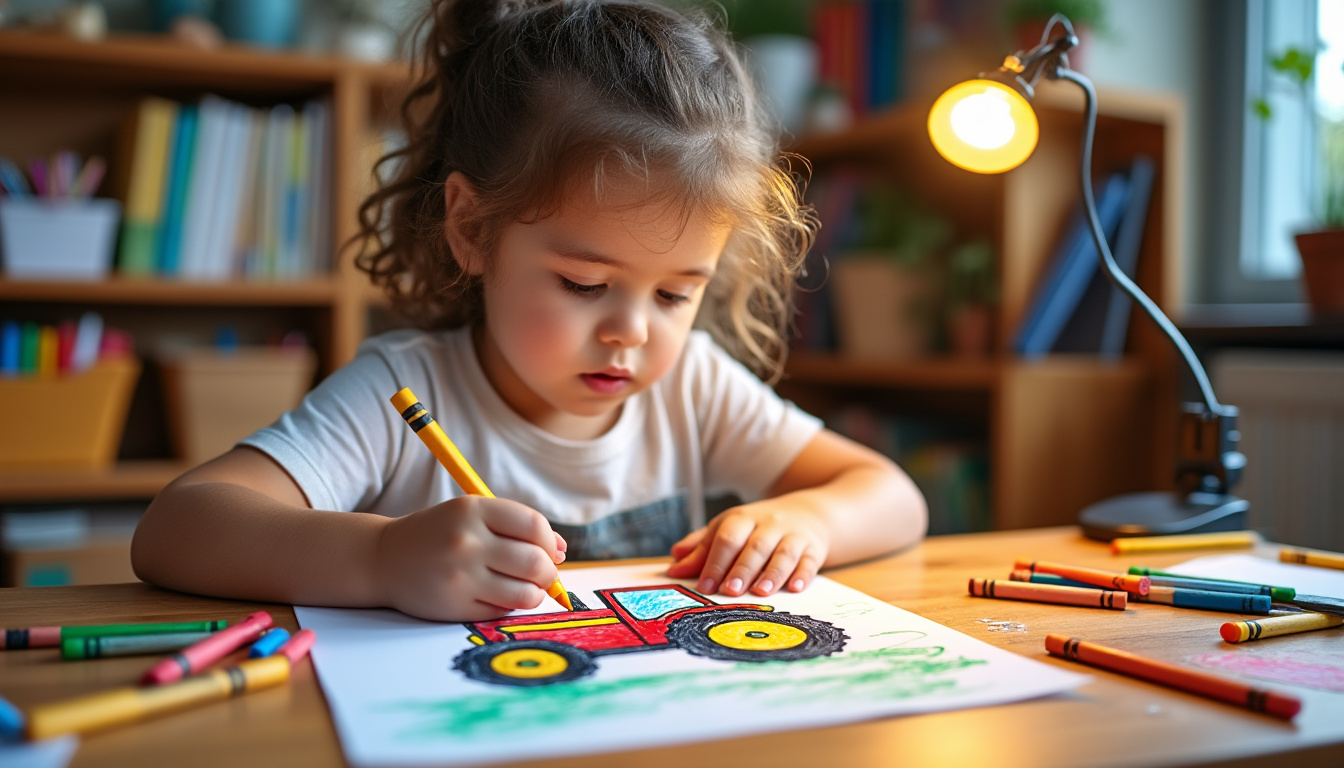découvrez notre sélection de coloriages de tracteurs captivants à imprimer. laissez libre cours à votre créativité avec des dessins variés qui raviront petits et grands. parfait pour des heures de fun et d'apprentissage!