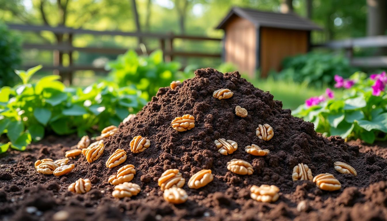 découvrez comment les coquilles de noix peuvent enrichir votre compost, offrant de nombreux bienfaits pour votre jardin. apprenez à les utiliser efficacement pour améliorer la structure du sol et favoriser la croissance des plantes.