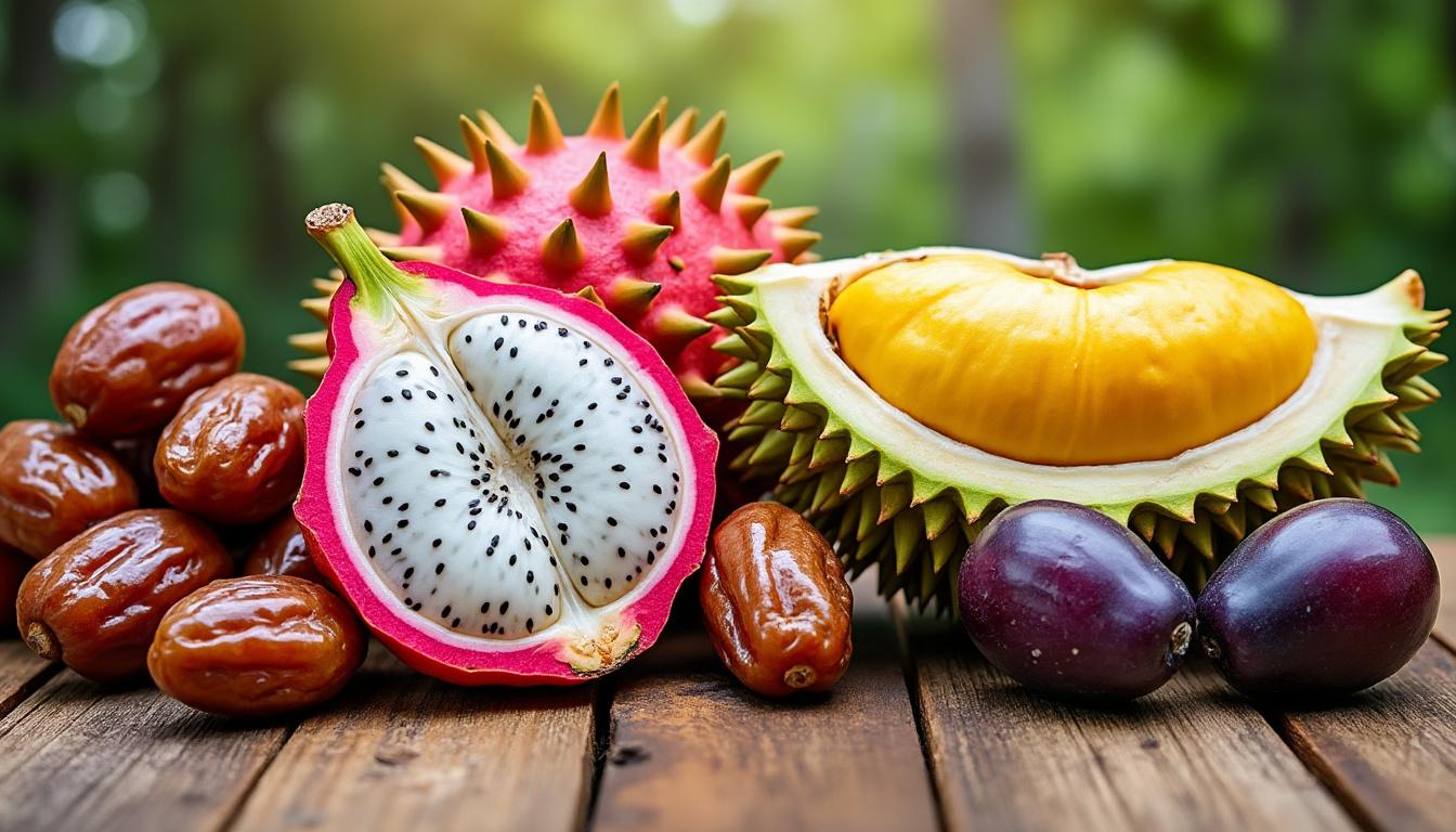découvrez notre liste complète et surprenante de fruits commençant par la lettre d. explorez des saveurs uniques et des fruits rares qui enrichiront votre cuisine et vos recettes. parfait pour les amateurs de gastronomie et de découvertes fruitées !