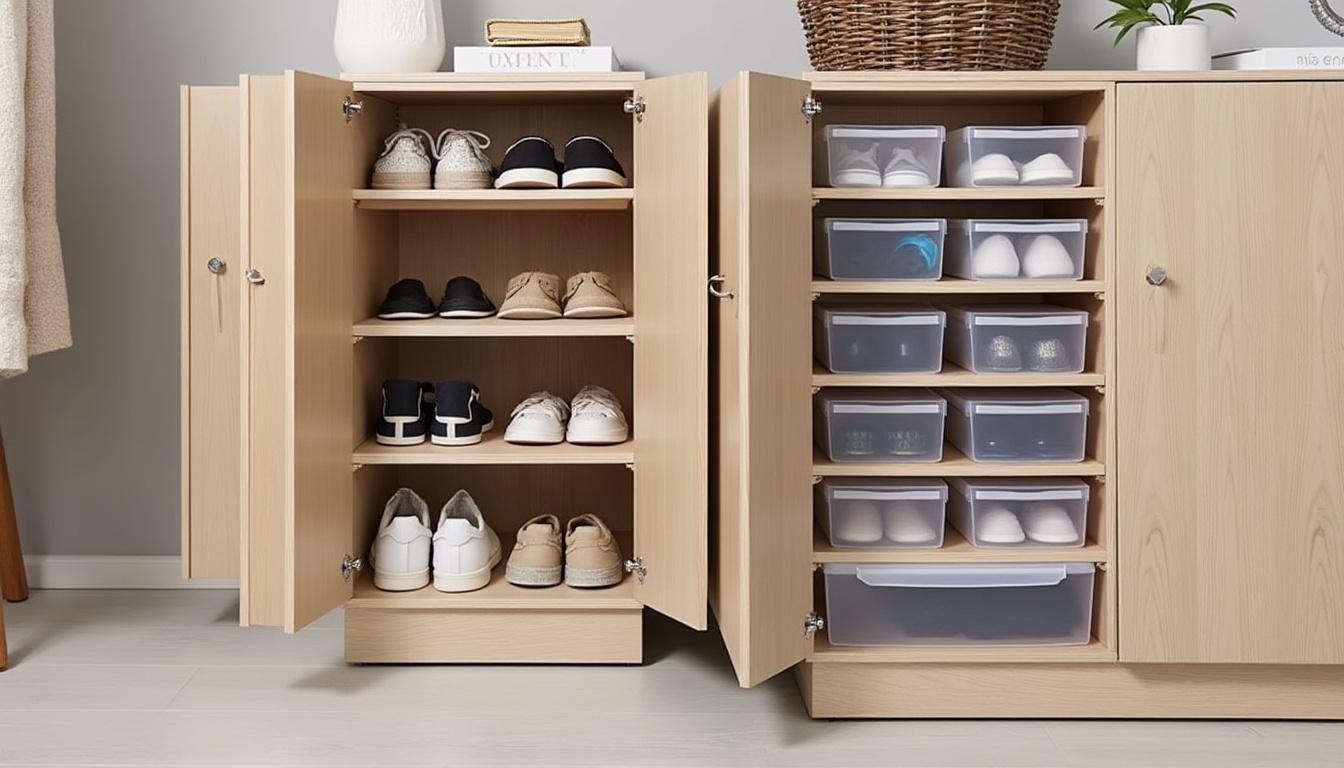 découvrez nos meubles à chaussures nano, la solution idéale pour optimiser votre espace tout en gardant vos chaussures bien organisées. design moderne et fonctionnalité se rencontrent pour un rangement optimal dans votre entrée ou dressing.