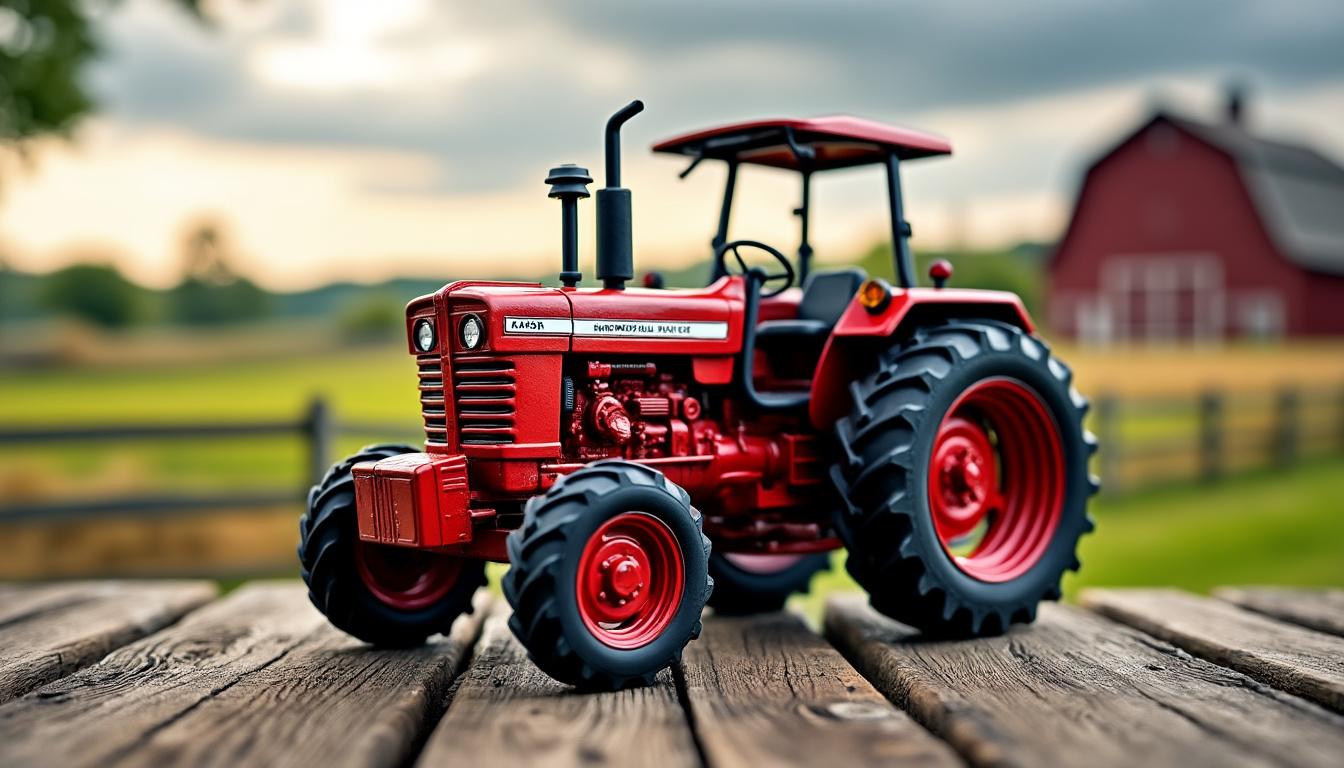 découvrez notre sélection d'idées de cadeaux avec le tracteur miniature parfait pour les passionnés d'agriculture. un cadeau unique qui allie passion et esthétique, idéal pour les collectionneurs et les amateurs de modèles réduits.