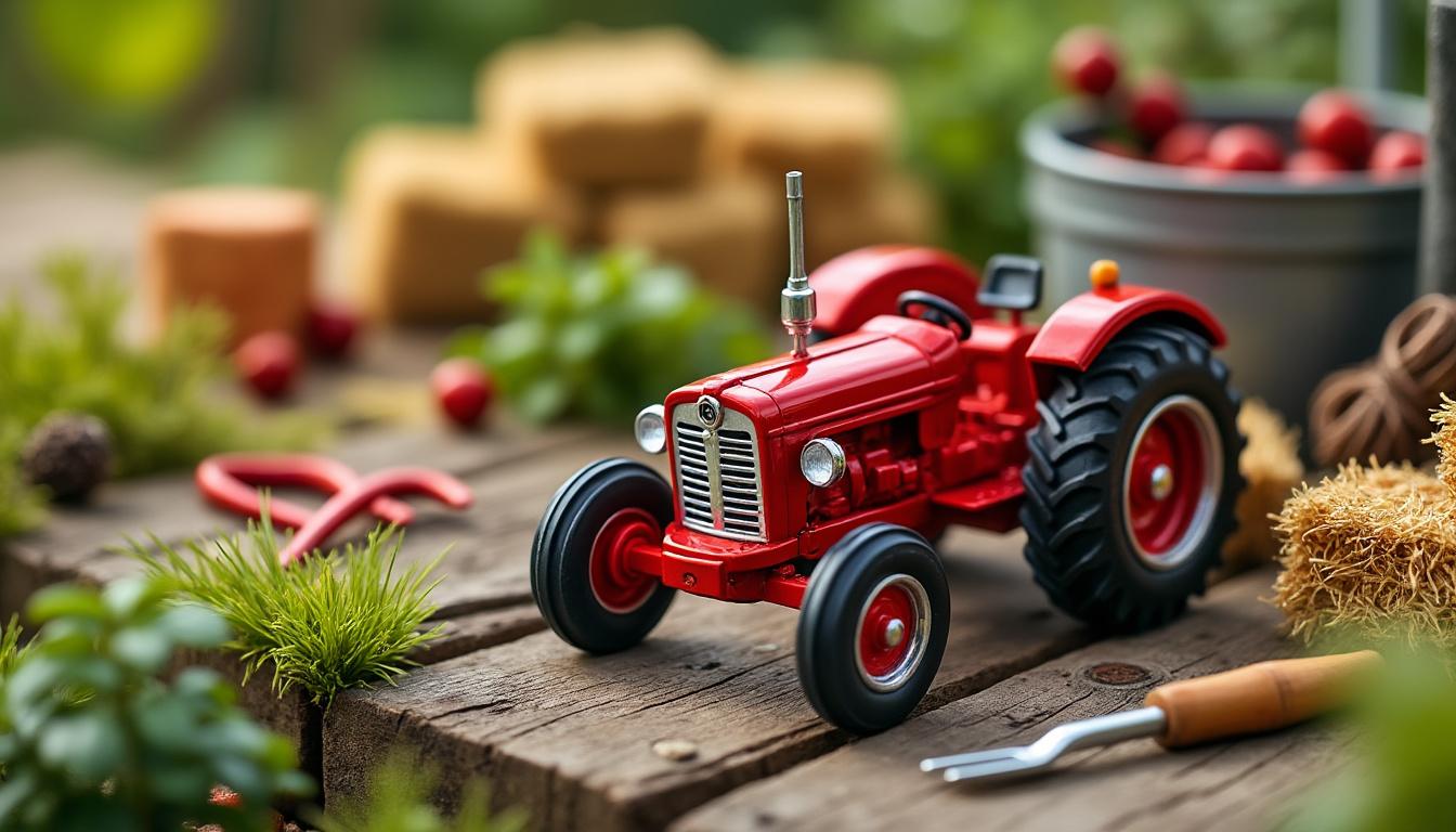 découvrez notre sélection d'idées de cadeaux avec le tracteur miniature parfait pour les passionnés d'agriculture. offrez une pièce de collection qui allie passion et détails réalistes, idéal pour émerveiller petits et grands amoureux de la terre.