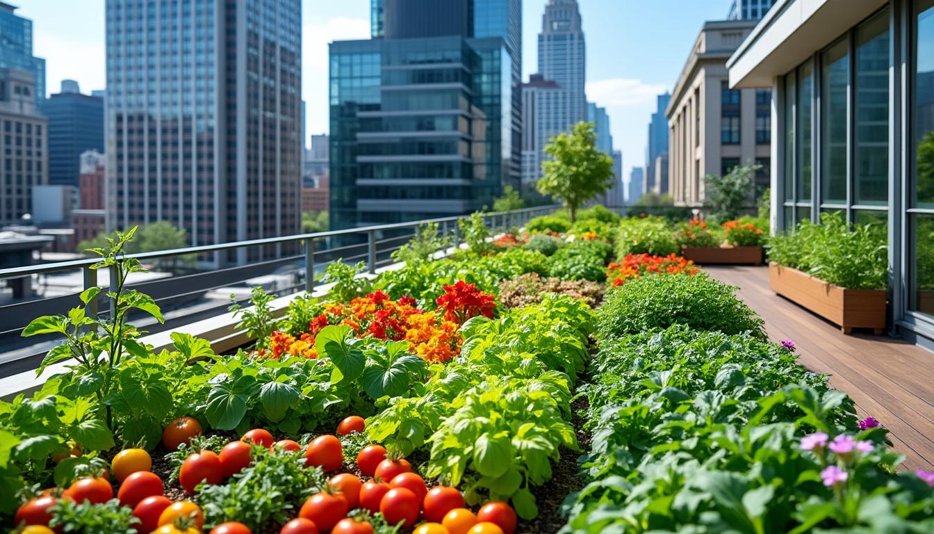 découvrez comment les jardins sur les toits transforment l'agriculture urbaine en 2025, offrant une solution durable et innovante pour cultiver en ville tout en valorisant les espaces inutilisés.