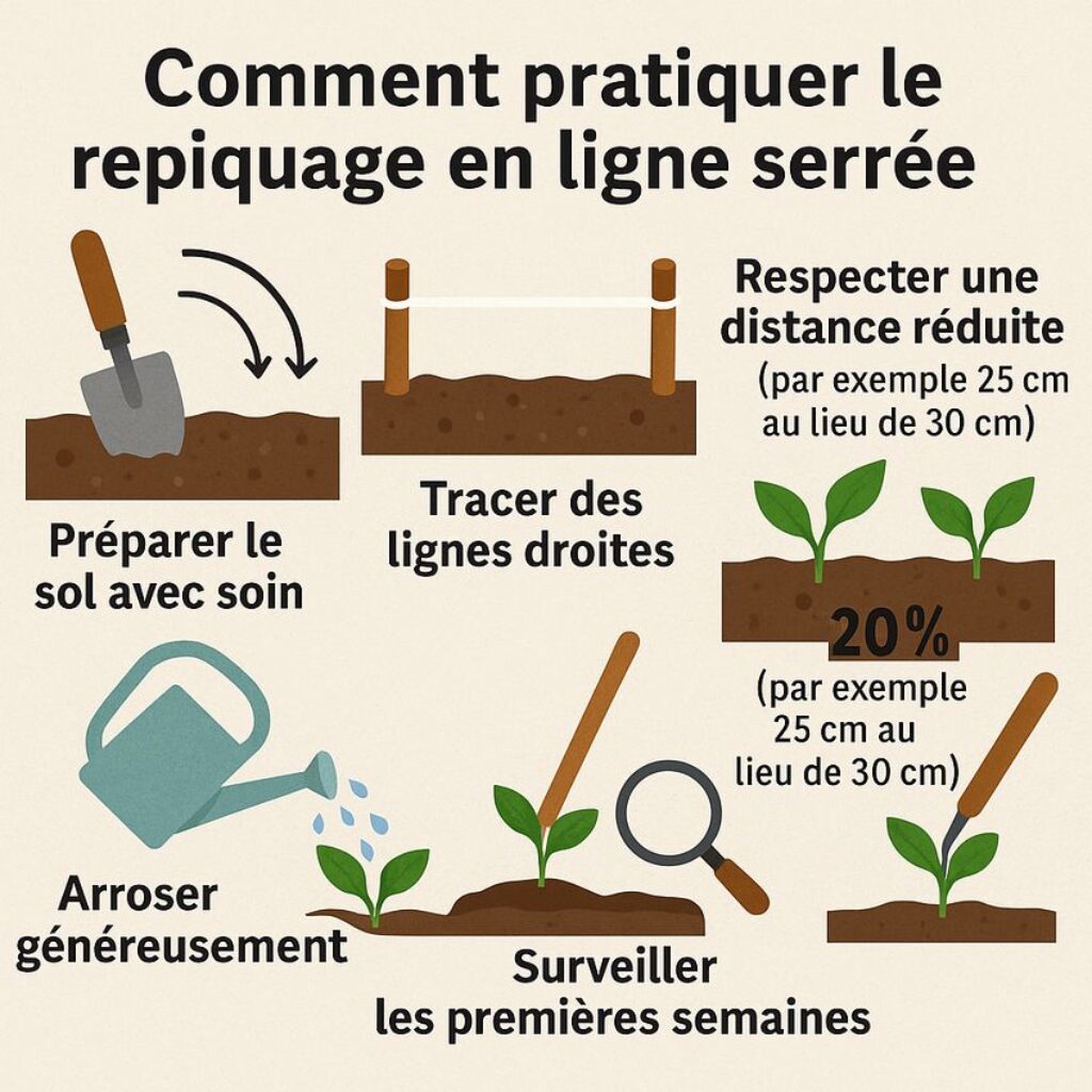 tutoriel repiquage en ligne serré
