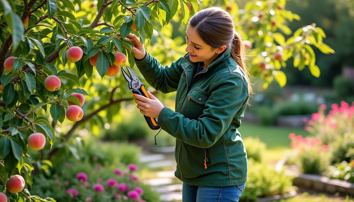 découvrez à quel moment tailler un pêcher pour encourager la croissance de jeunes fruits sains et savoureux. conseils pratiques pour optimiser la fructification et entretenir votre arbre.