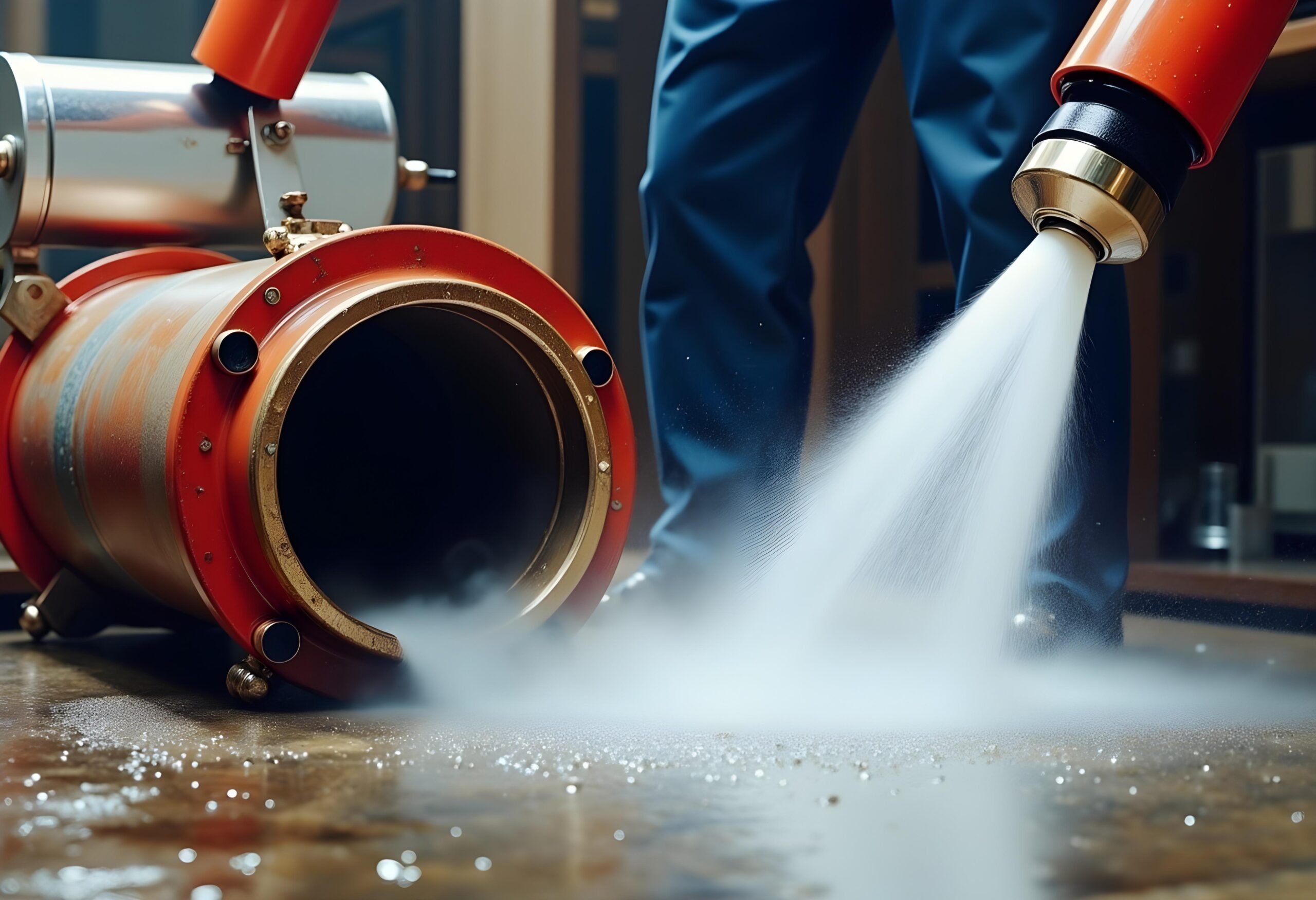 Utilisation du chorus hydrodynamique pour nettoyer en profondeur les canalisations