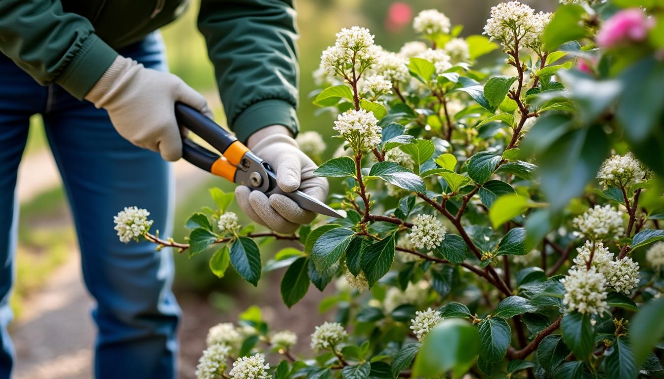 découvrez quand et comment tailler le viburnum tinus pour favoriser sa croissance sans trop le couper. conseils pratiques pour une taille optimale et un arbuste en pleine santé.