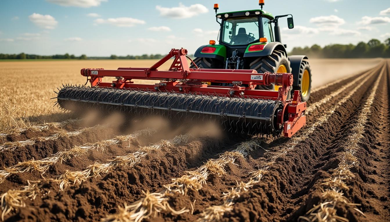 découvrez tout sur la herse rotative, un outil incontournable pour optimiser le travail du sol et améliorer la productivité en agriculture moderne.