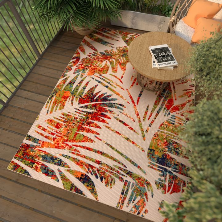 tapis fleurs