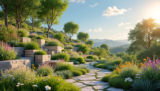 Comment aménager un talus en pente sans entretien pour un jardin durable