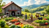Créer une ferme miniature avec figurines : guide complet pour débutants