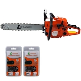 Avis sur la GT Garden Tronçonneuse Thermique 58 cm3, 3.5 CV, Guide 50 cm